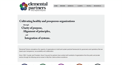 Desktop Screenshot of elementalpartners.net